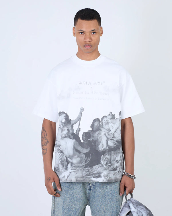 T-SHIRT ART UNION PAUL RUBENS WHITE