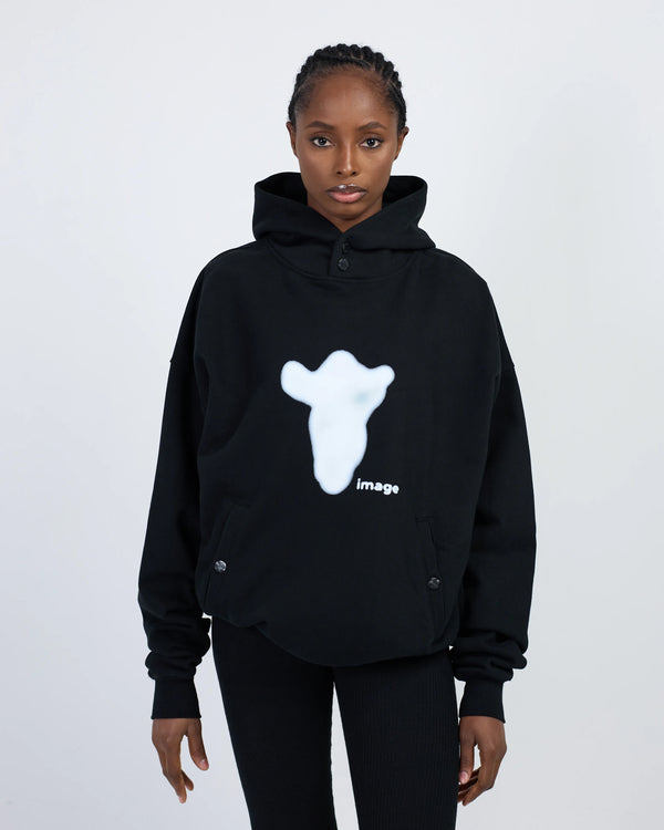 SWEAT À CAPUCHE IMAGE NOIR