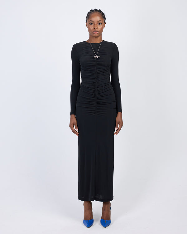 ROBE PLISSÉE NOIRE