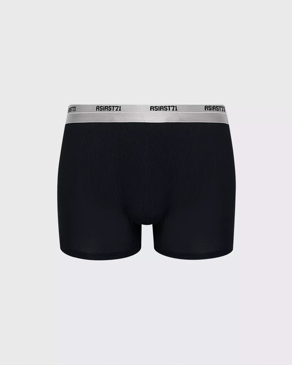 UNDERWEAR MEN RIBBED LOGO BLACK