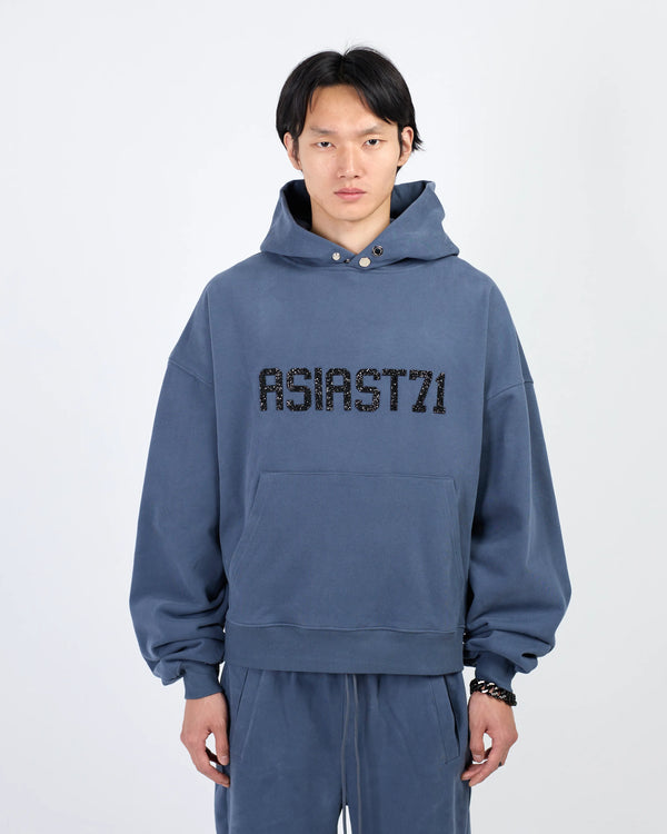 Sweat à capuche Stones Arrow Dust Blue