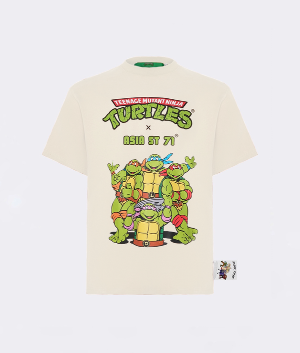 TURTLES T-SHIRT POWER BEIGE