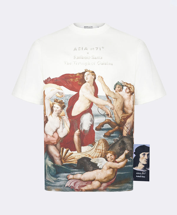 T-SHIRT ART UNION GALATEA WHITE