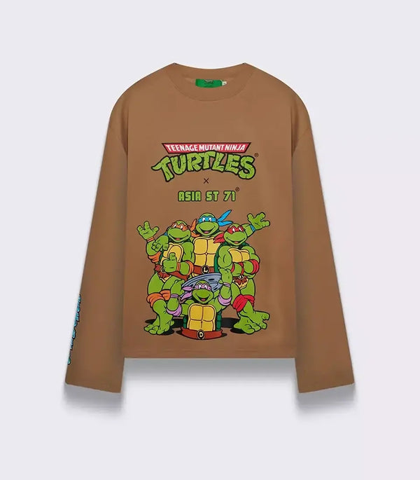 TURTLES LONGSLEEVE POWER BEIGE