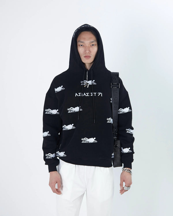 Sweat à capuche Nosce Te Ipsum noir