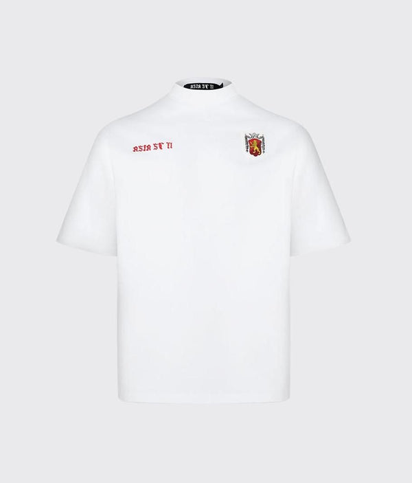 T-SHIRT BLAZON LION WHITE